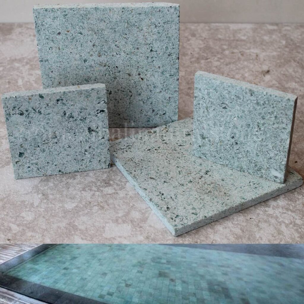 Beautiful View of Quality Natural Crystalline Sukabumi Stone Pool Tiles - quality bali green stone supplier