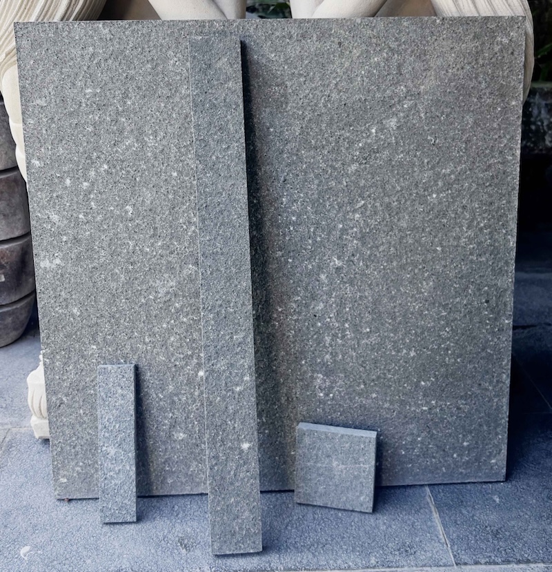 bali Grey andesite stone tiles in assorted sizes for paving flooring and wall cladding bali natural stone supplier