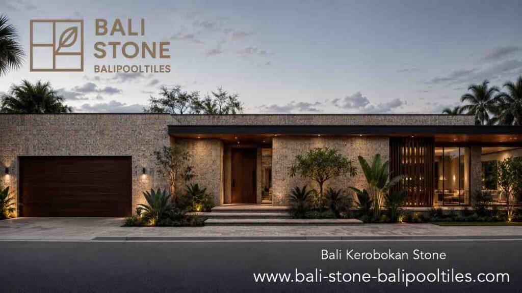 bali kerobokan stone wall cladding for stunning home feature walls-bali stone supplier