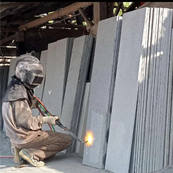 Andesite Flaming Process At Factory