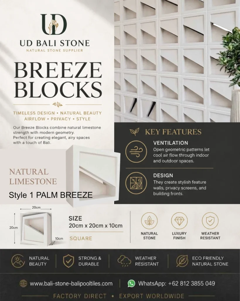 Palm Breeze - Breeze Block Supplier Bali Natural Stone