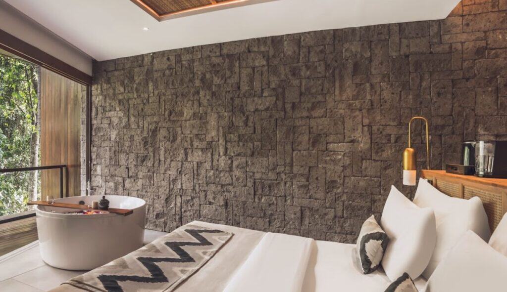 bali kerobokan stone - traditional bali stone natural wall cladding material - bali stone supplier, paras kerobokan stone