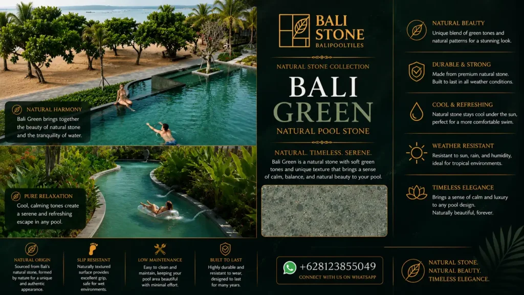 Bali-Green-Swimming-Pool-Stone-Supplier Bali-Stone-Pool-Tiles