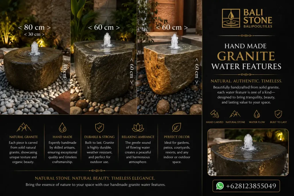 Granite Garden Water Features bali stone supplier