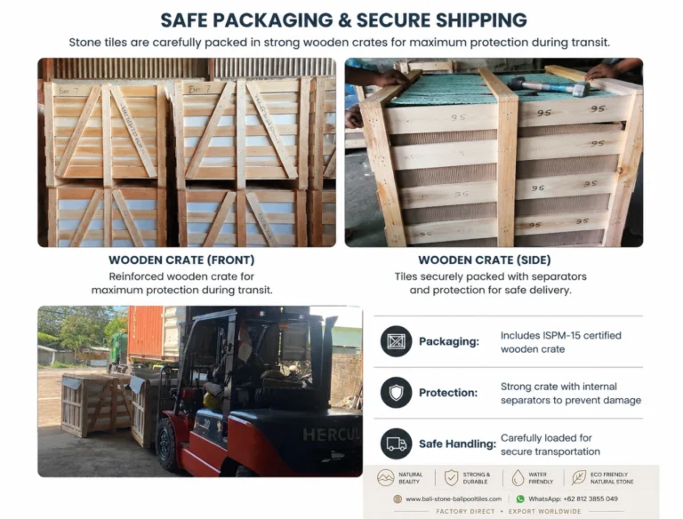 Sea freight packing and handling