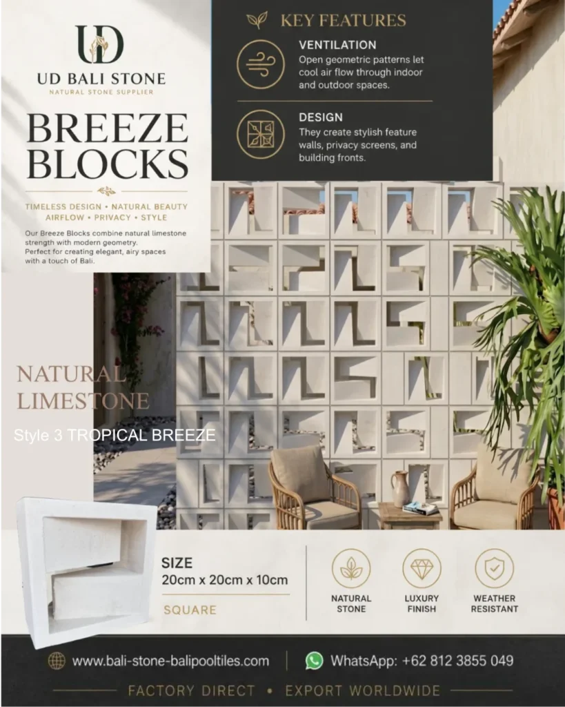Tropical Style Breeze Block Supplier