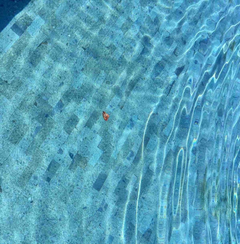 bali green swimming pool stone
