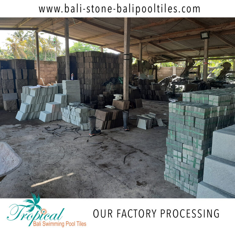 bali stone factory for processing natural stone ready for export