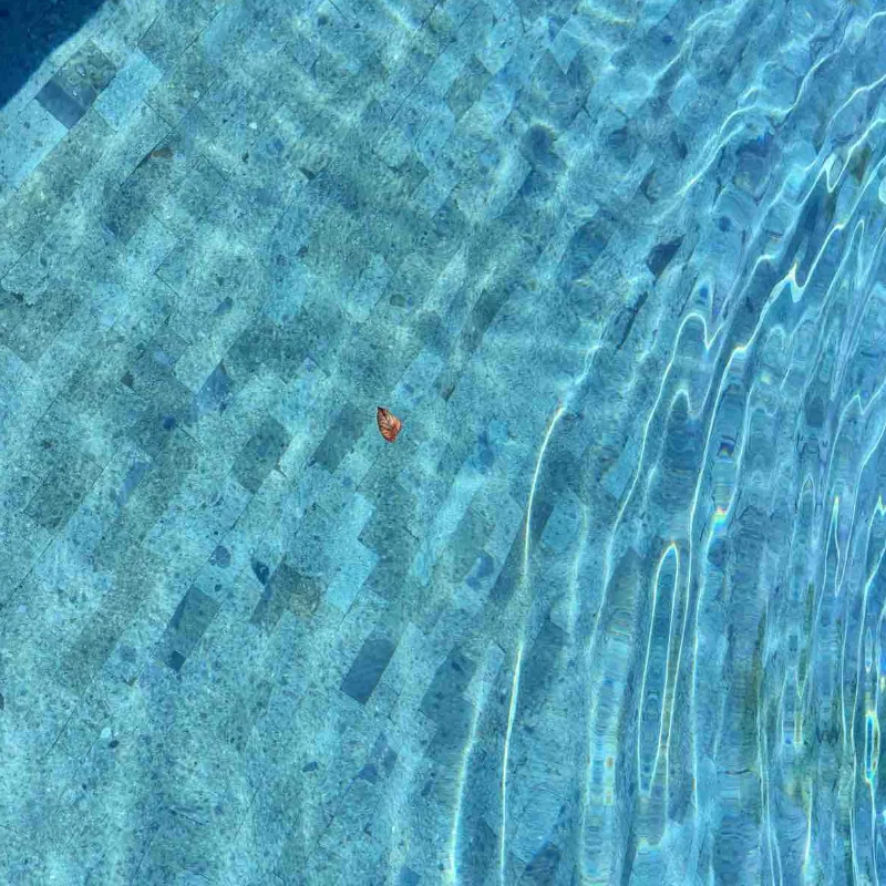 When submerged in water, Bali Green Pool Stone can contribute to a refreshing, lagoon-like appearance.