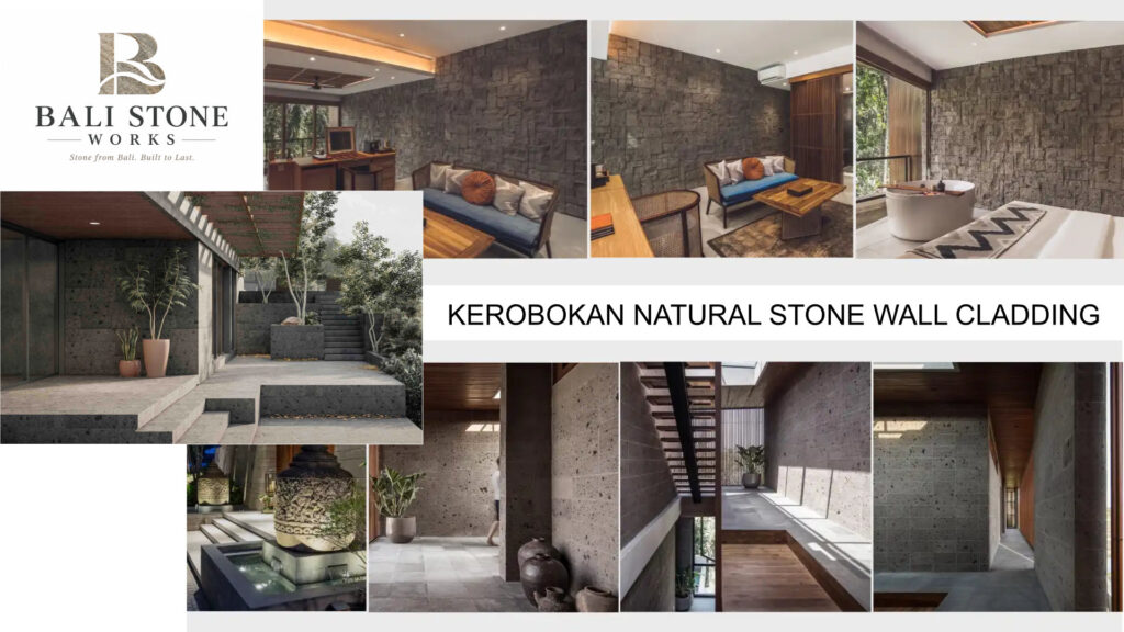 Bali Kerobokan Stone Supply For Feature Wall Cladding